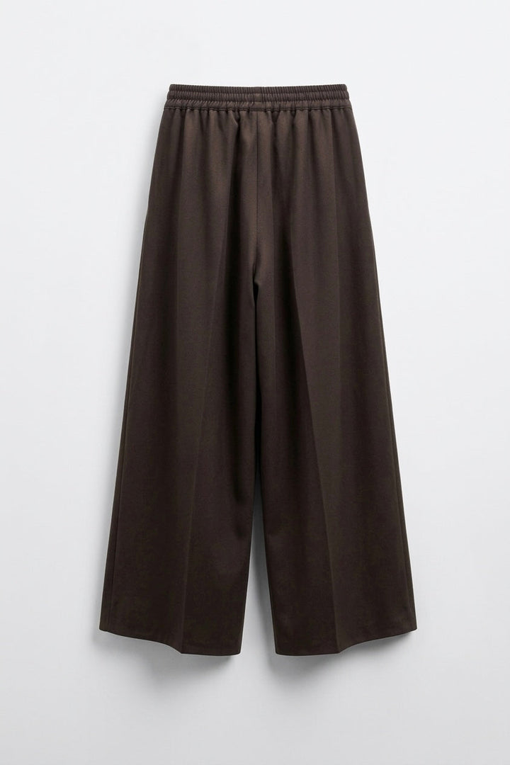 PANTALON LARGE À PINCES