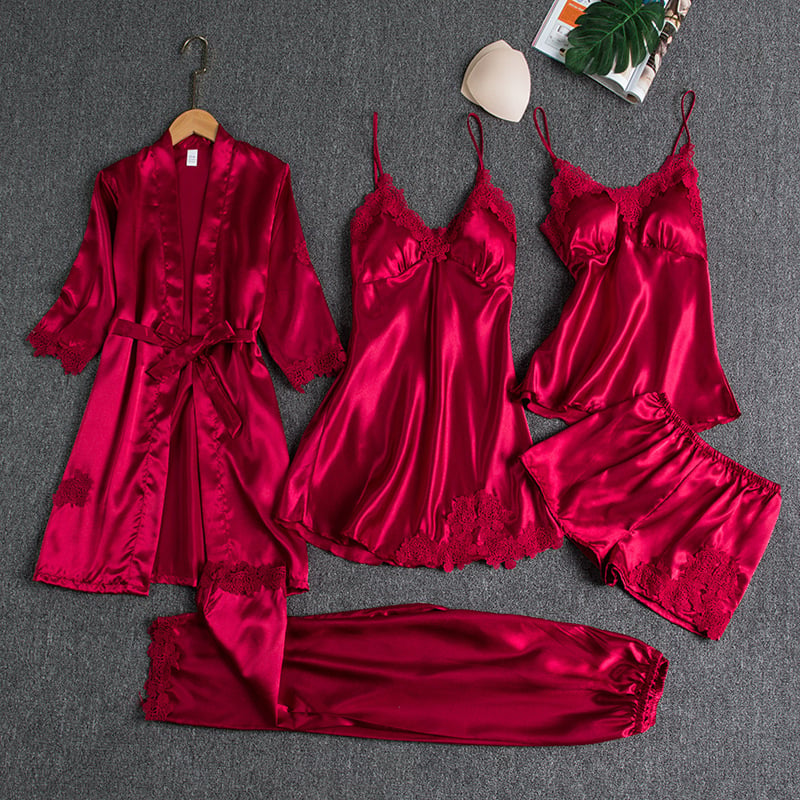 Élyséanne™ — Ensemble satin luxe nuit élégante