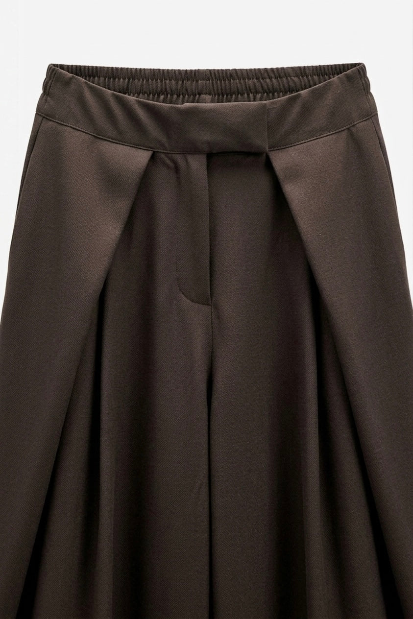 PANTALON LARGE À PINCES