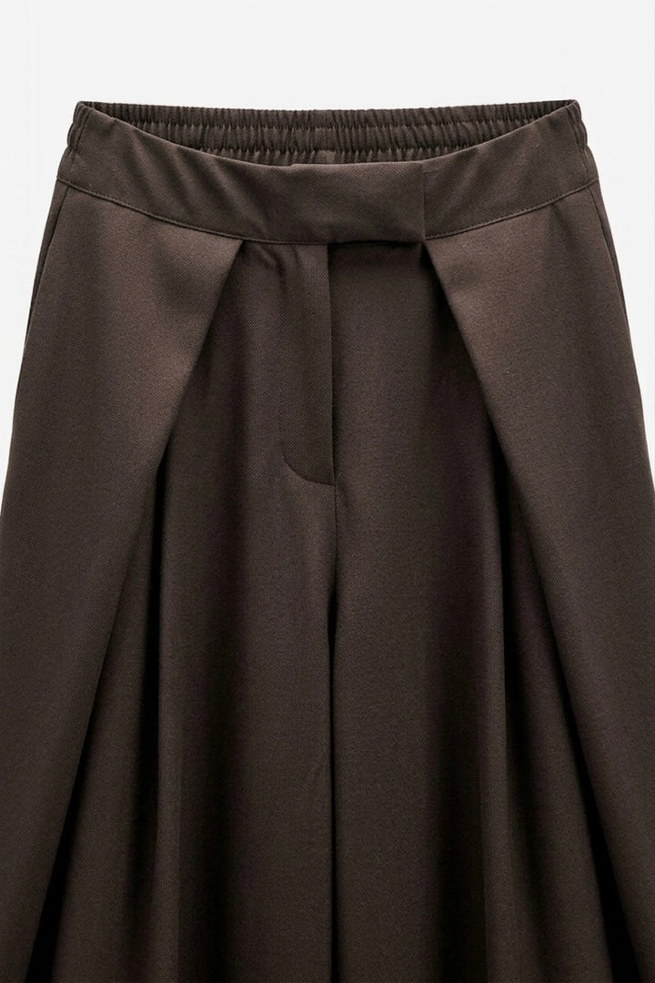 PANTALON LARGE À PINCES