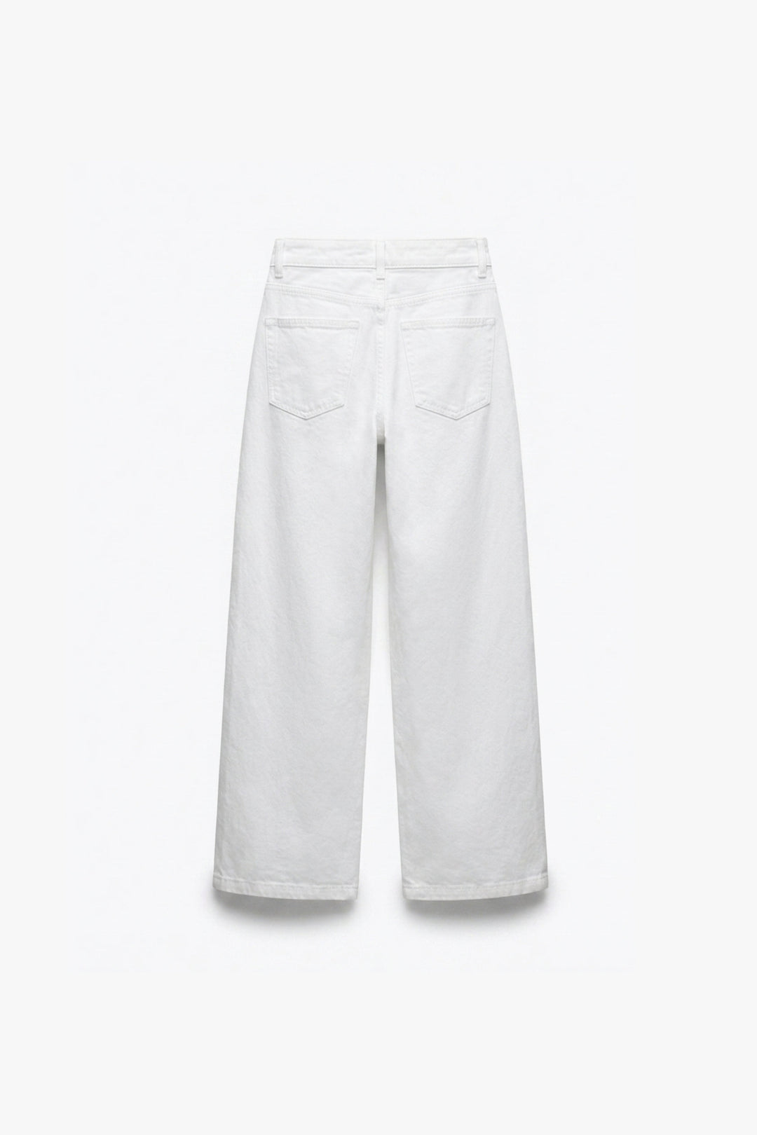 JEANS BLANC COUPE LARGE