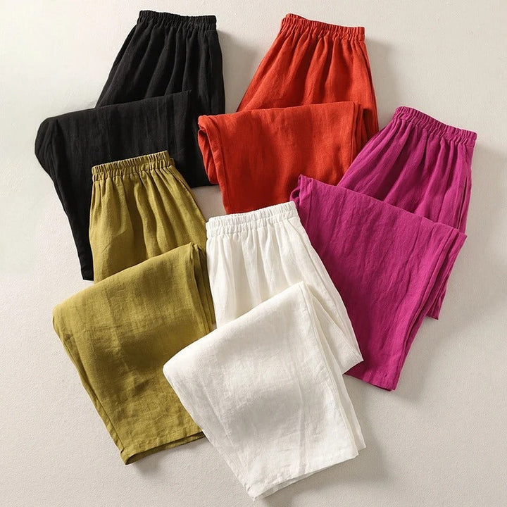 Juliette™ – Pantalon fluide en coton et lin