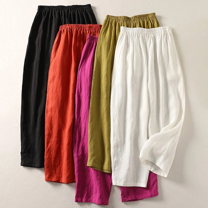 Juliette™ – Pantalon fluide en coton et lin