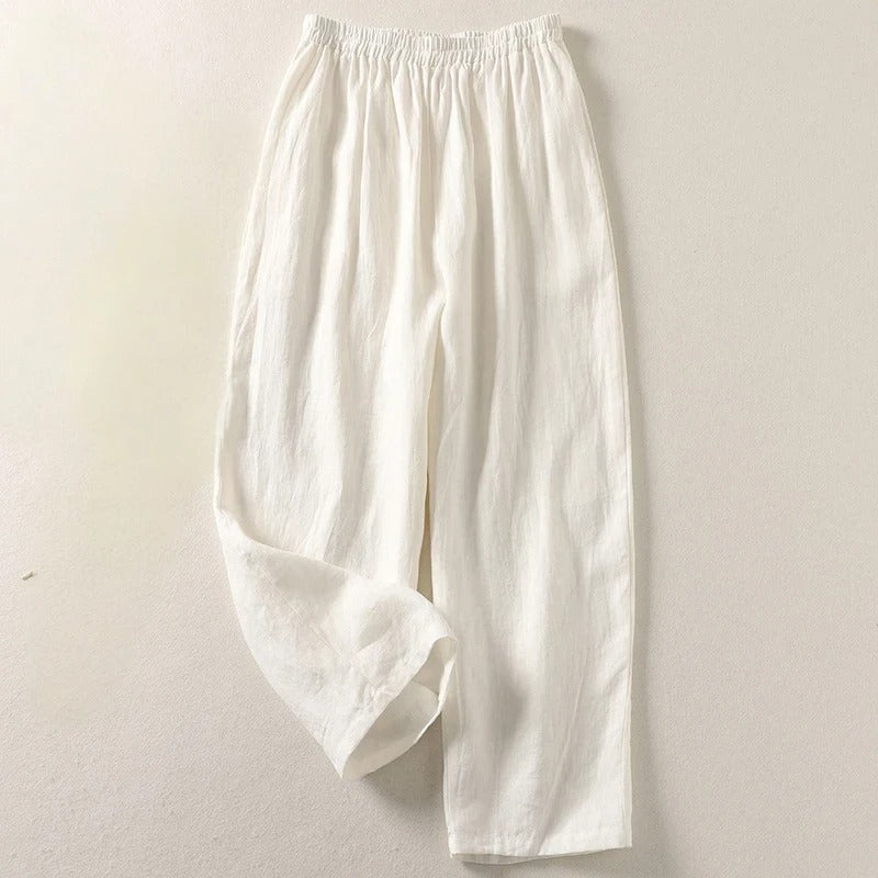Juliette™ – Pantalon fluide en coton et lin