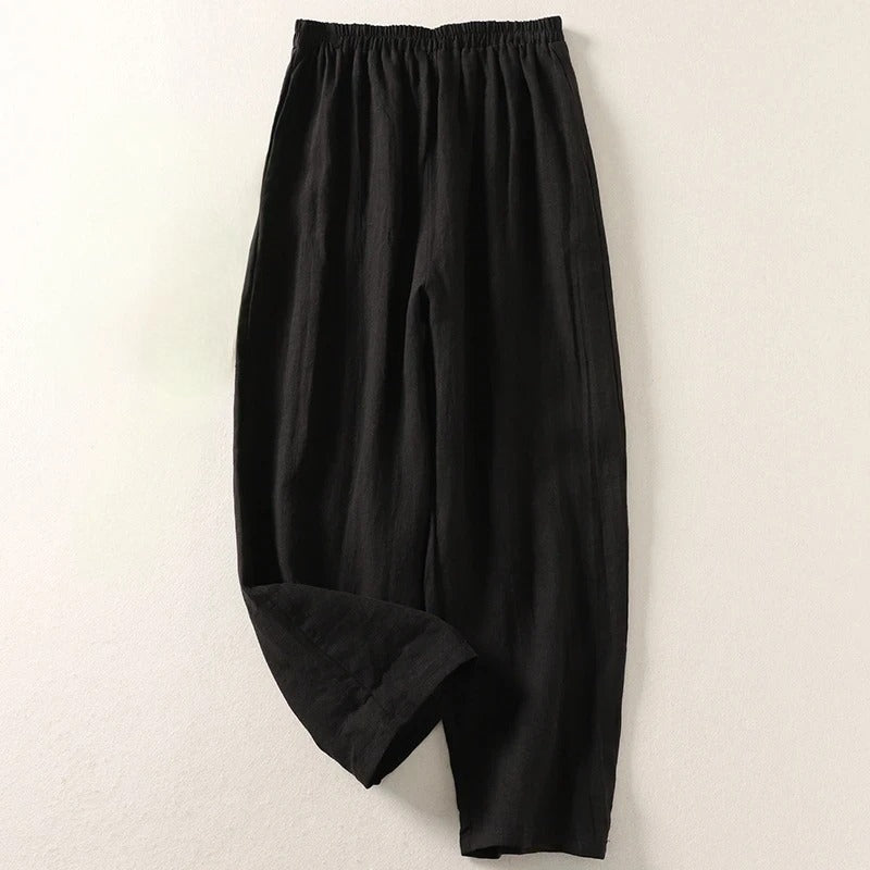Juliette™ – Pantalon fluide en coton et lin