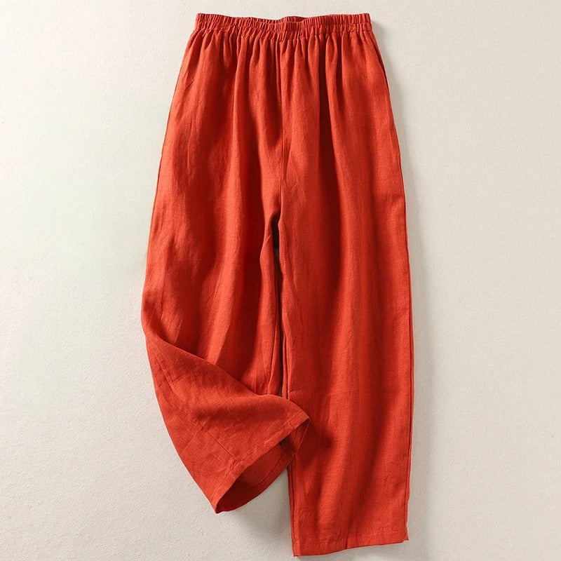 Juliette™ – Pantalon fluide en coton et lin