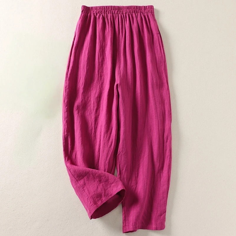 Juliette™ – Pantalon fluide en coton et lin