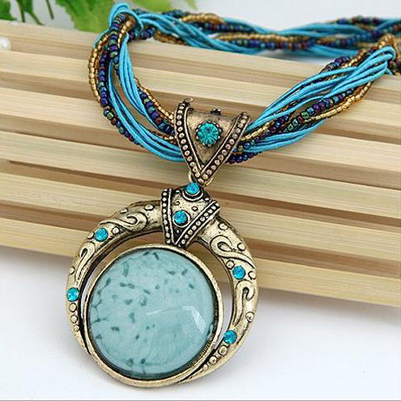 Collier Pendentif Bohème