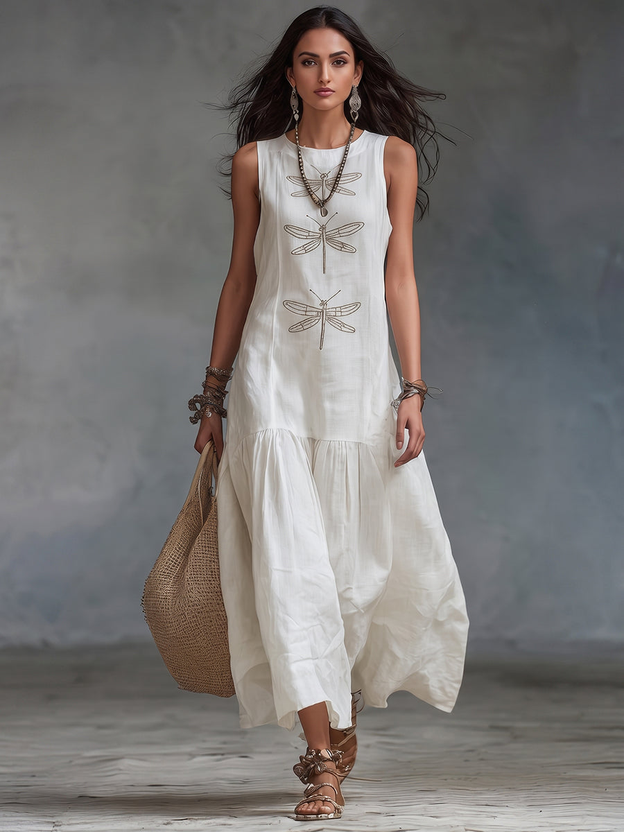 Lidia™ – Robe Longue Fluide à l'Élégance Intemporelle