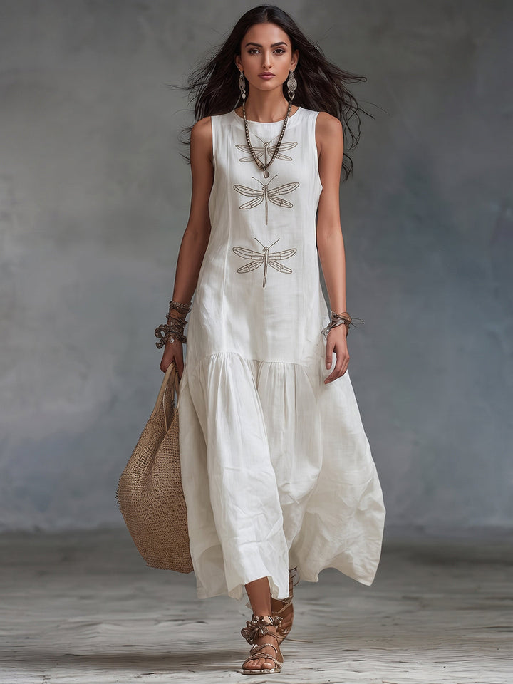 Lidia™ – Robe Longue Fluide à l'Élégance Intemporelle