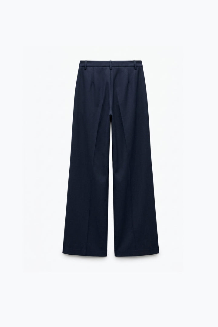 PANTALON TAILLE HAUTE ÉLÉGANT