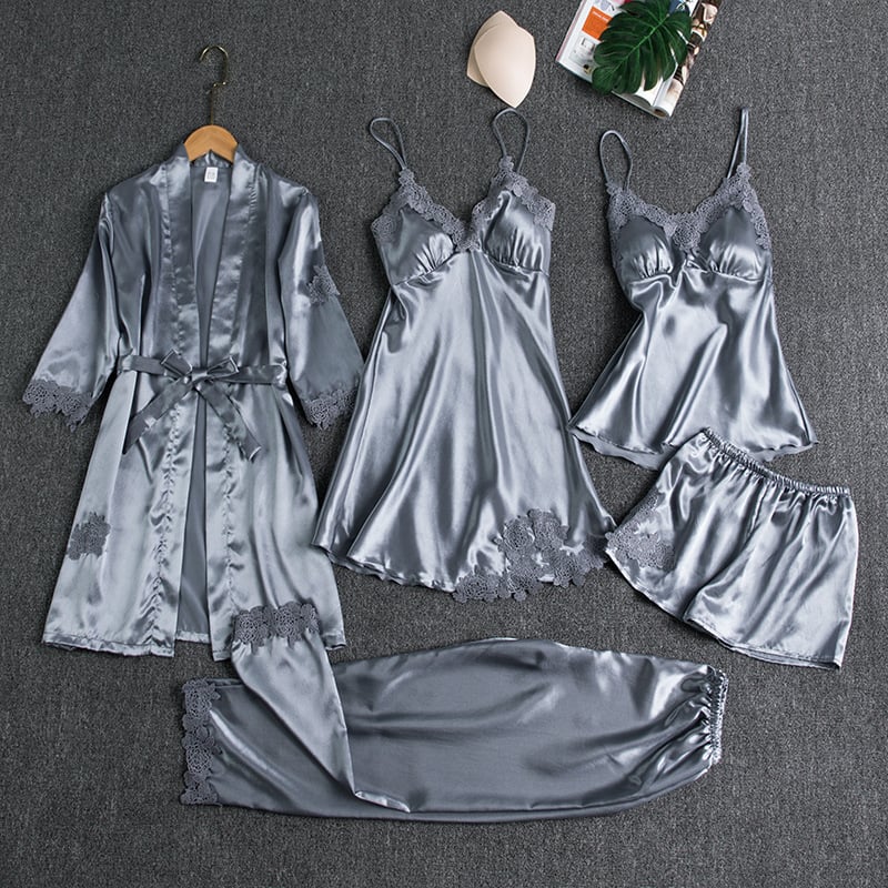 Élyséanne™ — Ensemble satin luxe nuit élégante