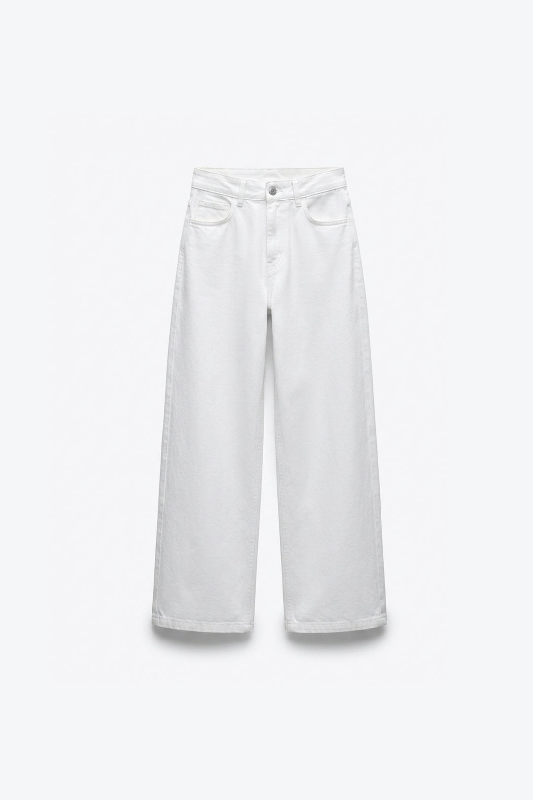 JEANS BLANC COUPE LARGE