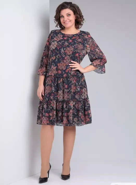 Oriane™ — Robe florale élégante au style intemporel