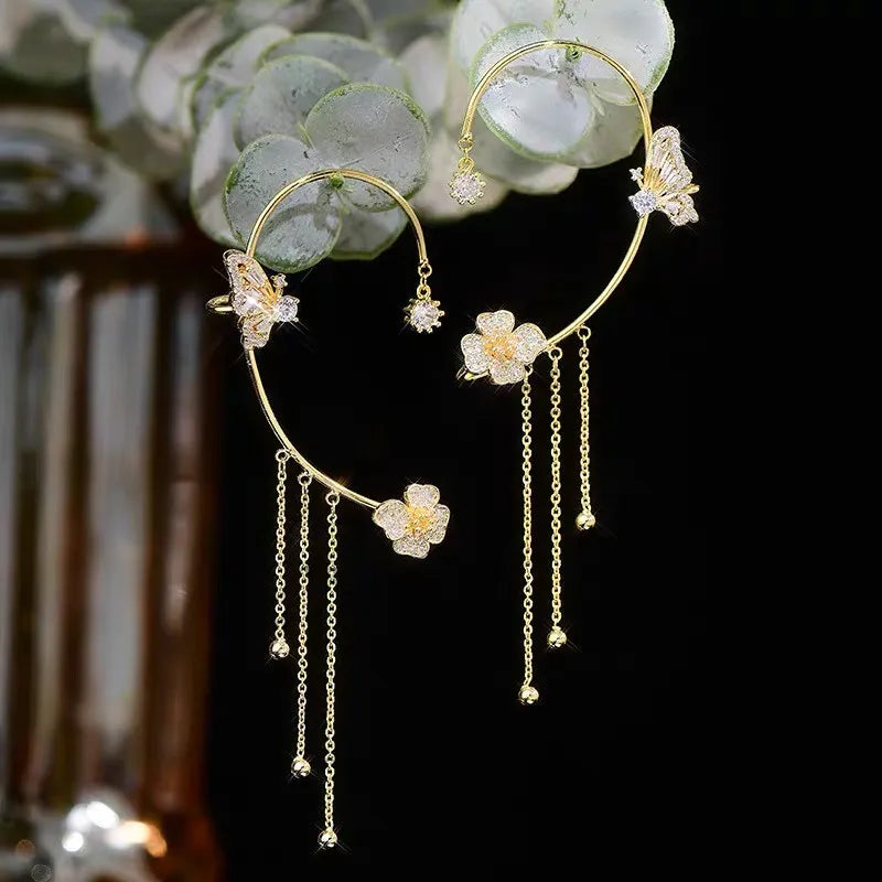 Violet™ — Boucles d’oreilles papillon élégance lumineuse