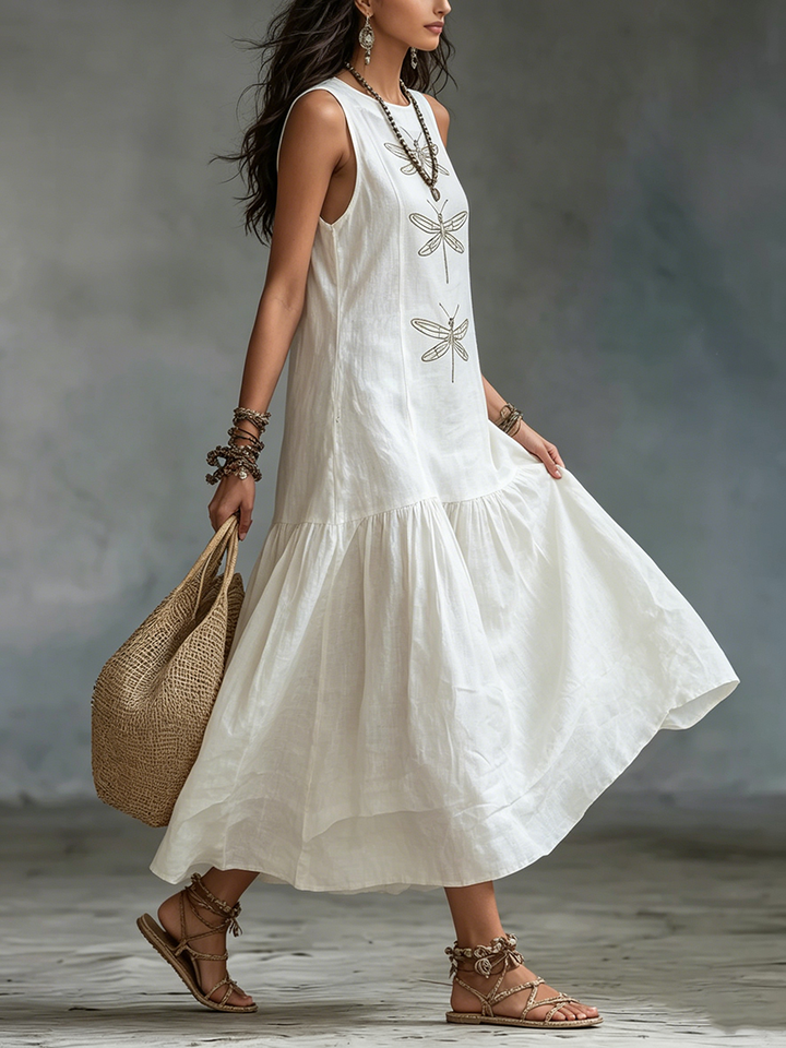 Lidia™ – Robe Longue Fluide à l'Élégance Intemporelle