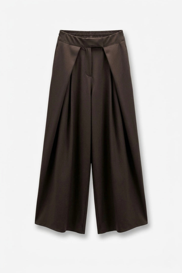 PANTALON LARGE À PINCES
