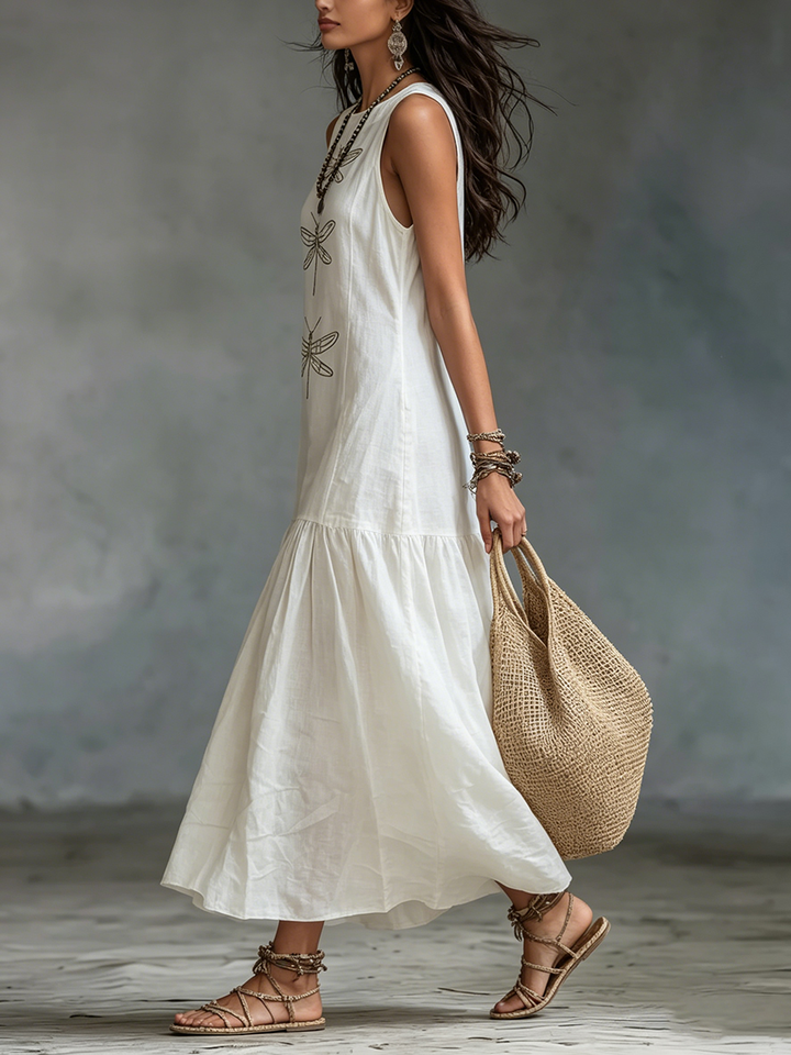 Lidia™ – Robe Longue Fluide à l'Élégance Intemporelle