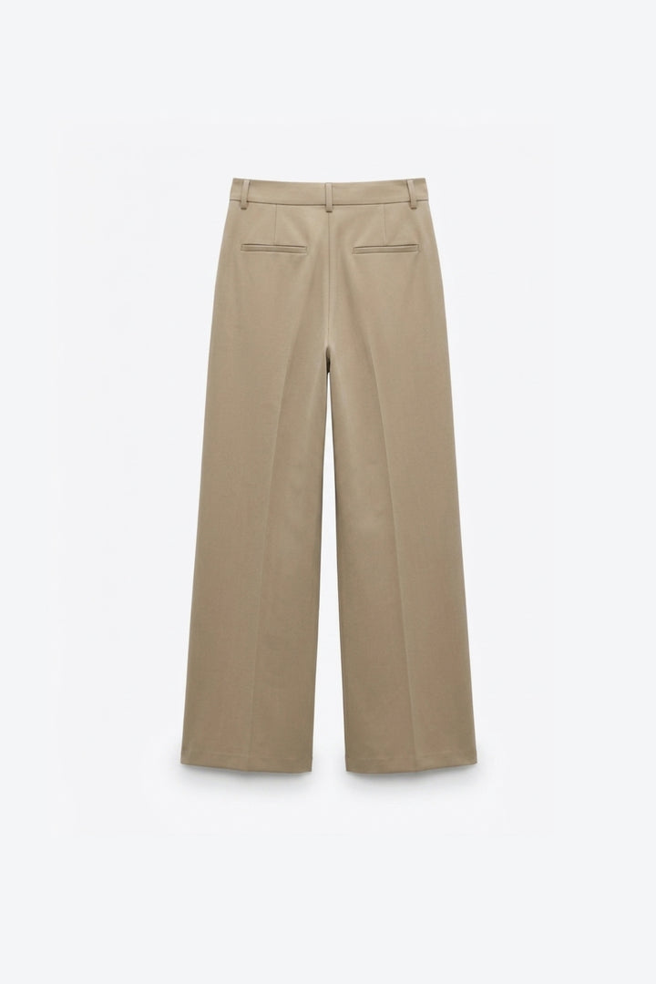 PANTALON DROIT À PINCES