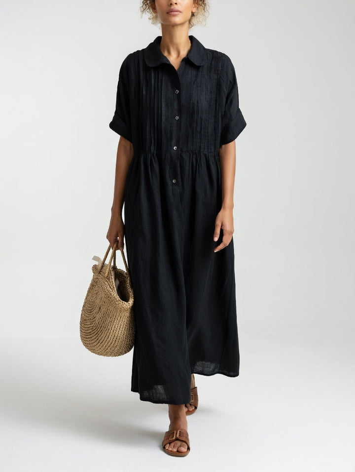 Lysandra™ | Robe chemise fluide estivale