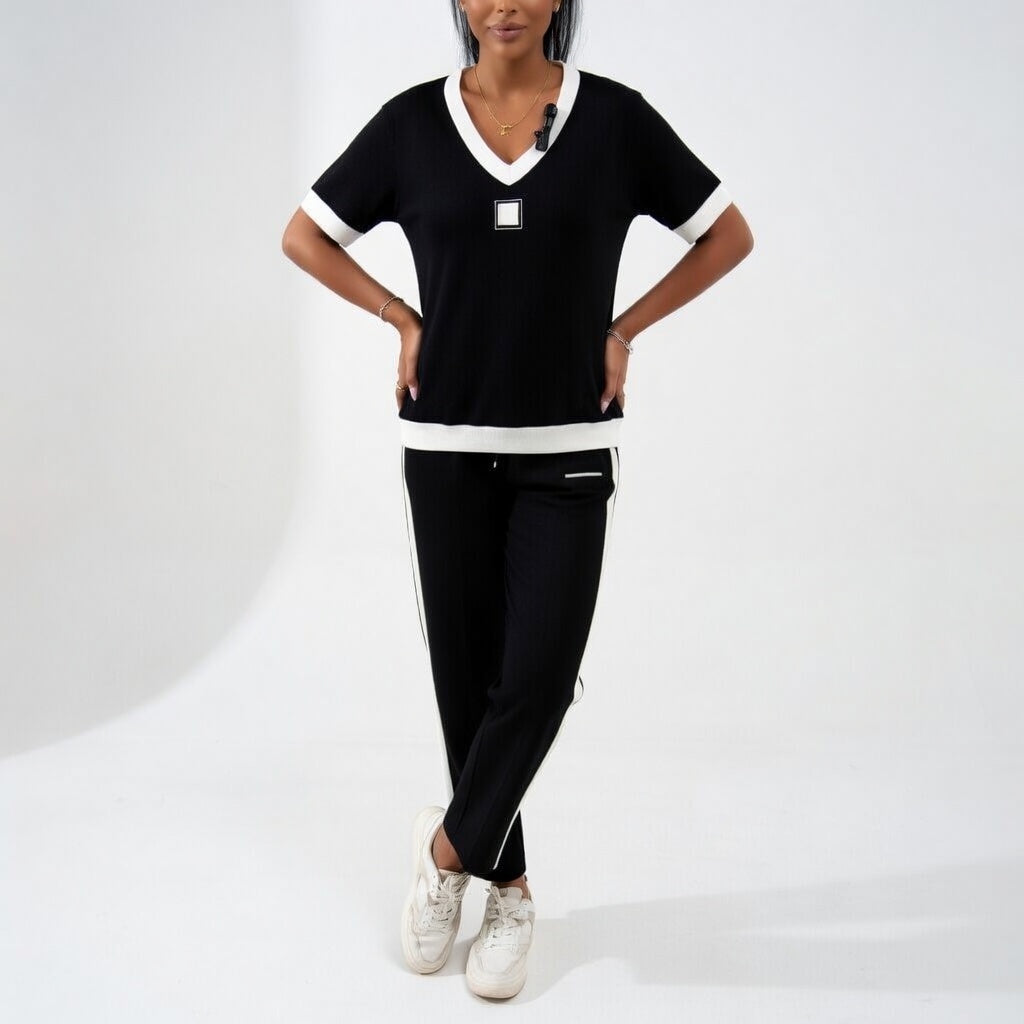 Célestine™ — Ensemble contrasté moderne élégant confortable