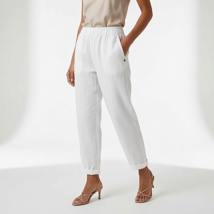 Azélyne™ — Pantalon fluide lin confort estival