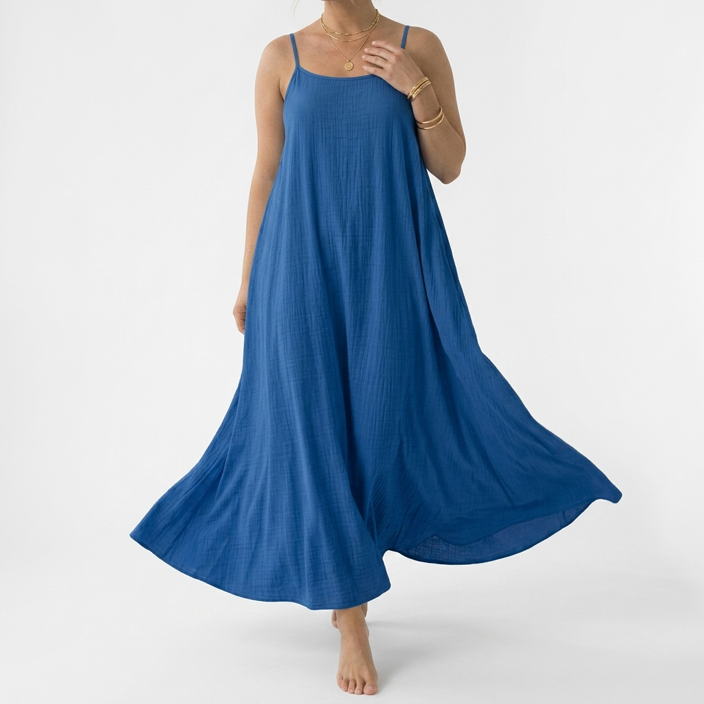Dorsale™ — Robe maxi dos nu bretelles lacet