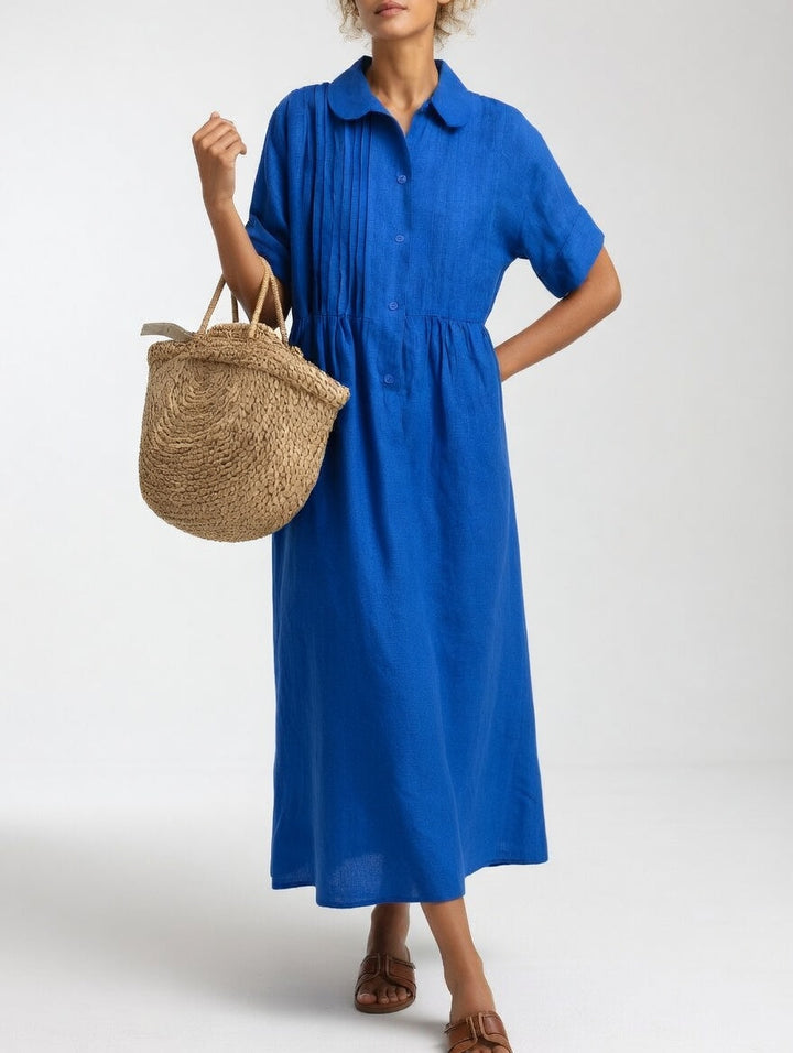 Lysandra™ | Robe chemise fluide estivale