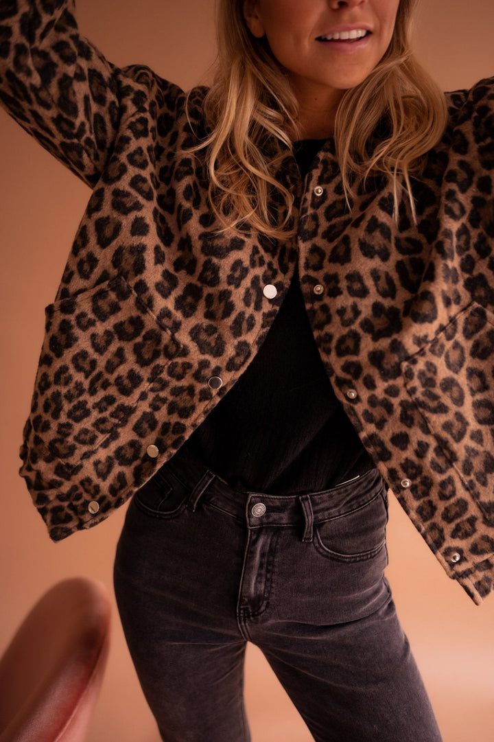 Veste Cassiopée – Imprimé léopard