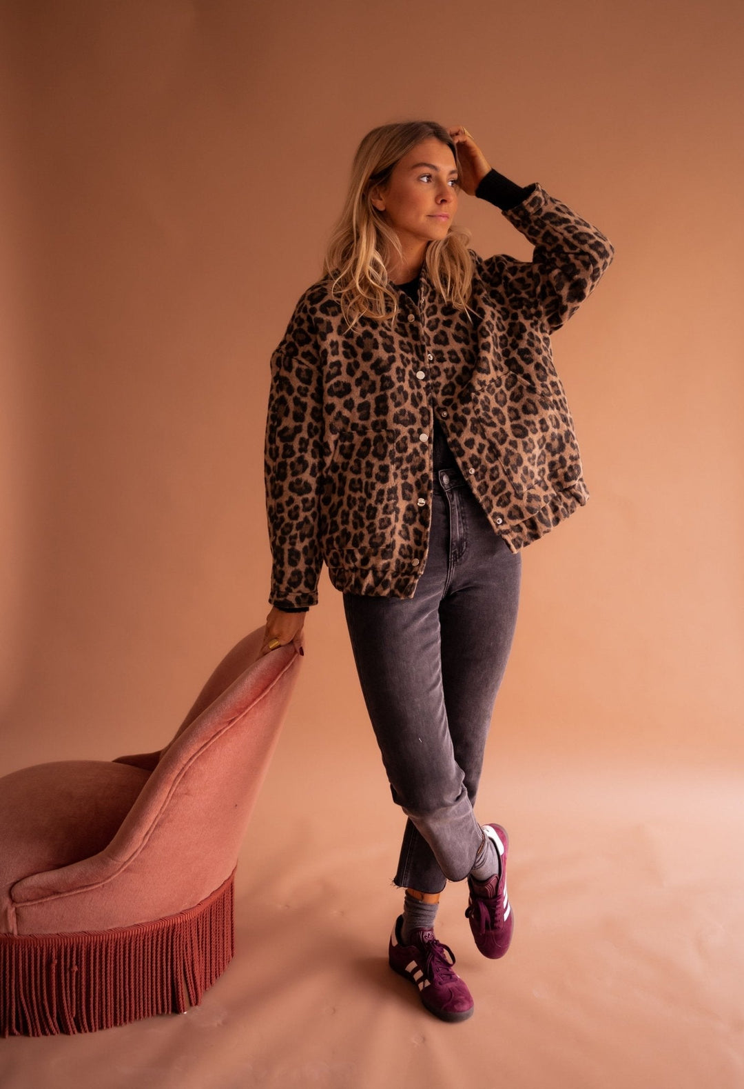 Veste Cassiopée – Imprimé léopard