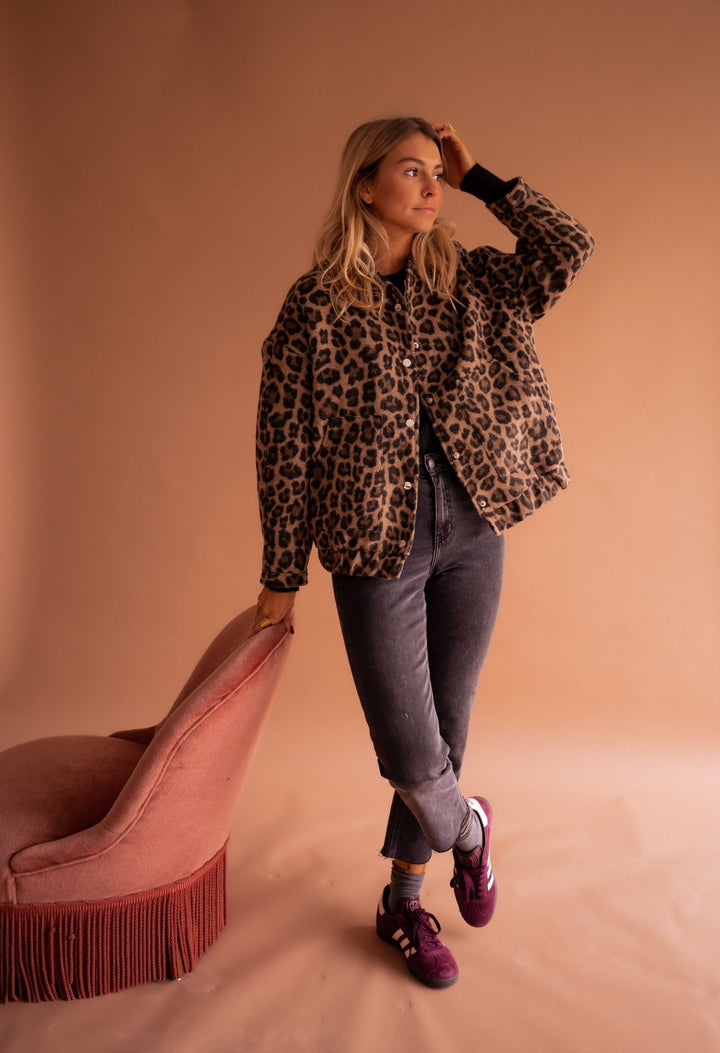 Veste Cassiopée – Imprimé léopard