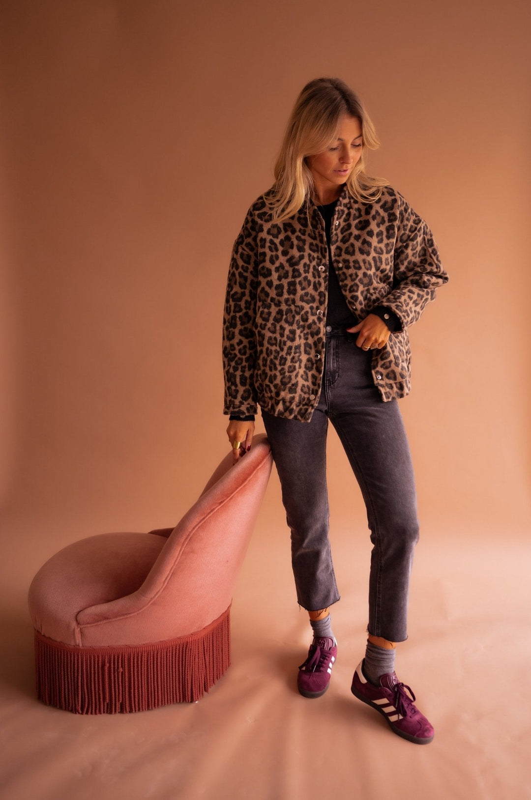 Veste Cassiopée – Imprimé léopard