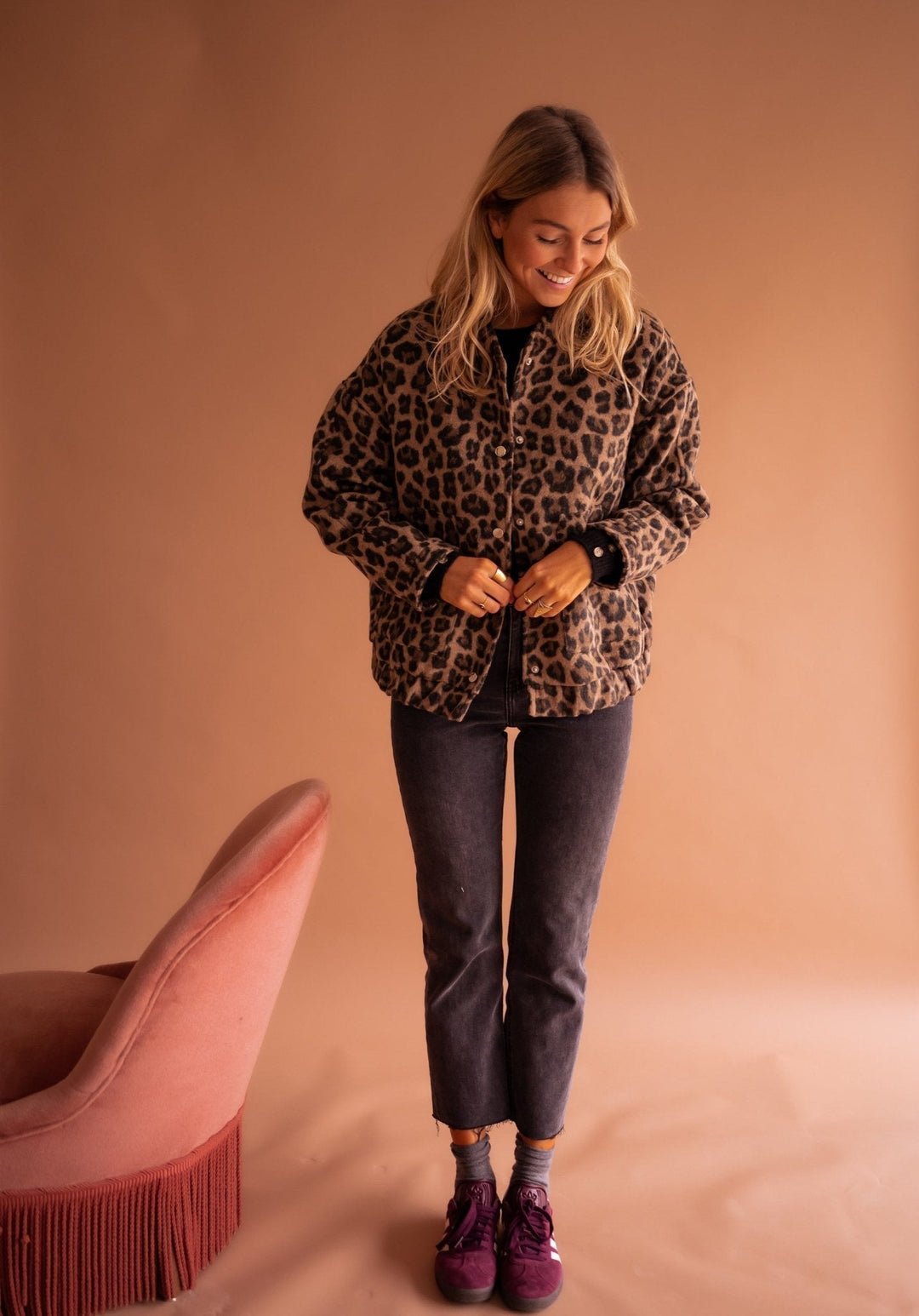 Veste Cassiopée – Imprimé léopard