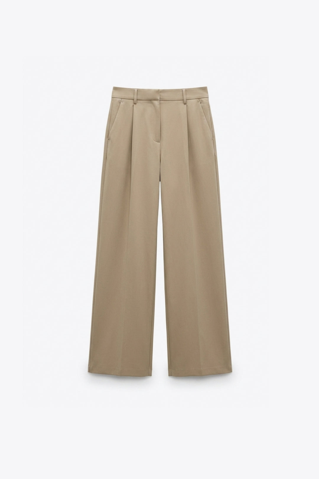 PANTALON DROIT À PINCES