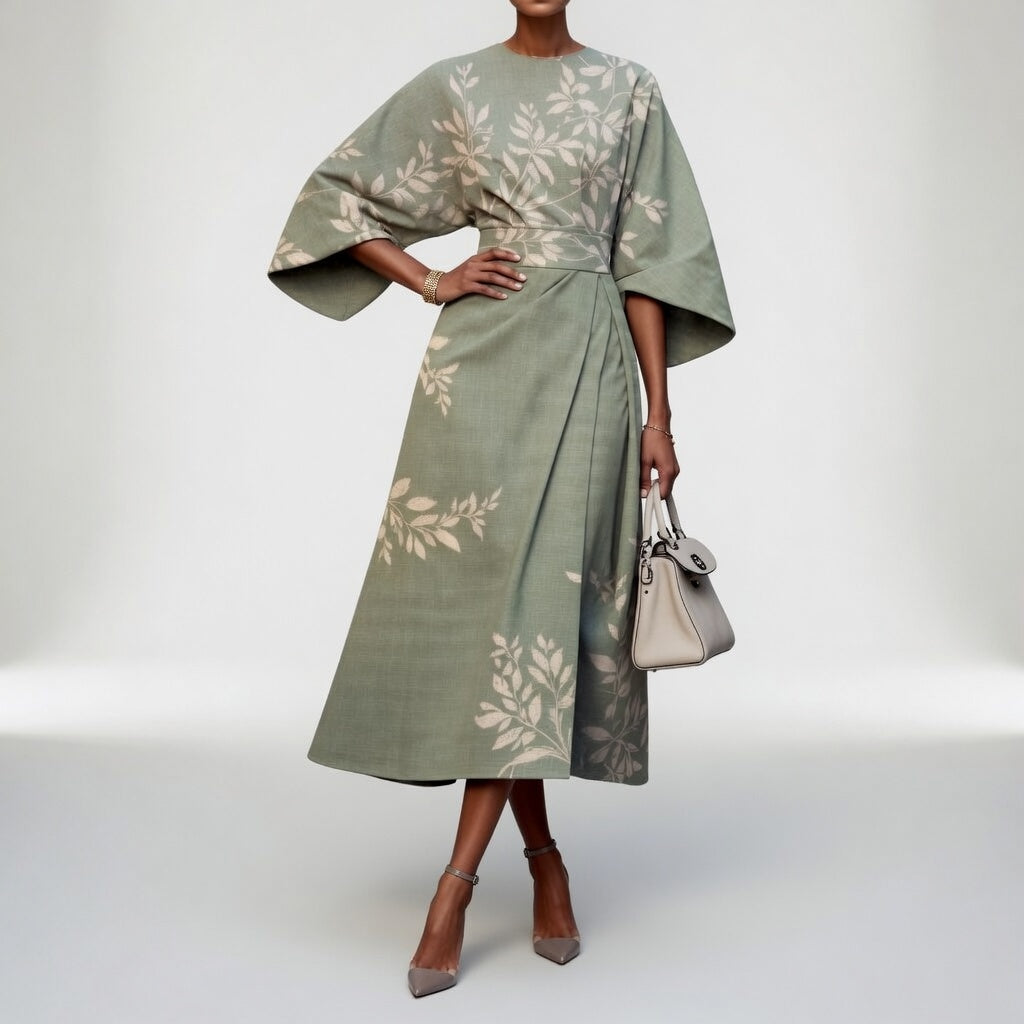 Mirabelle™ – Robe kimono florale, grâce orientale