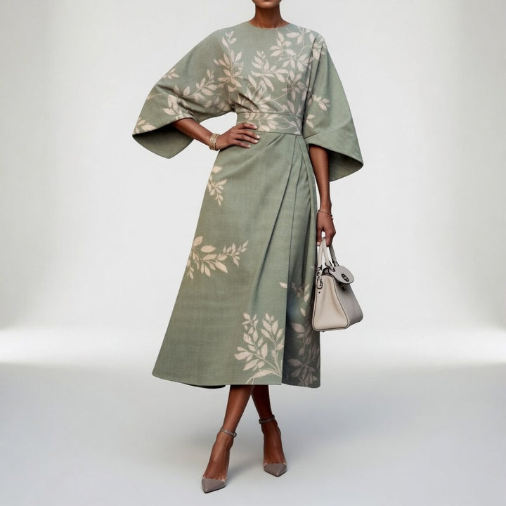 Mirabelle™ – Robe kimono florale, grâce orientale