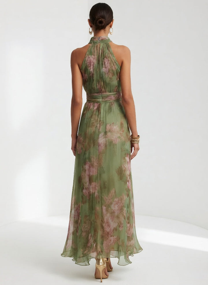 Roséline™ — Robe longue florale élégante aérienne