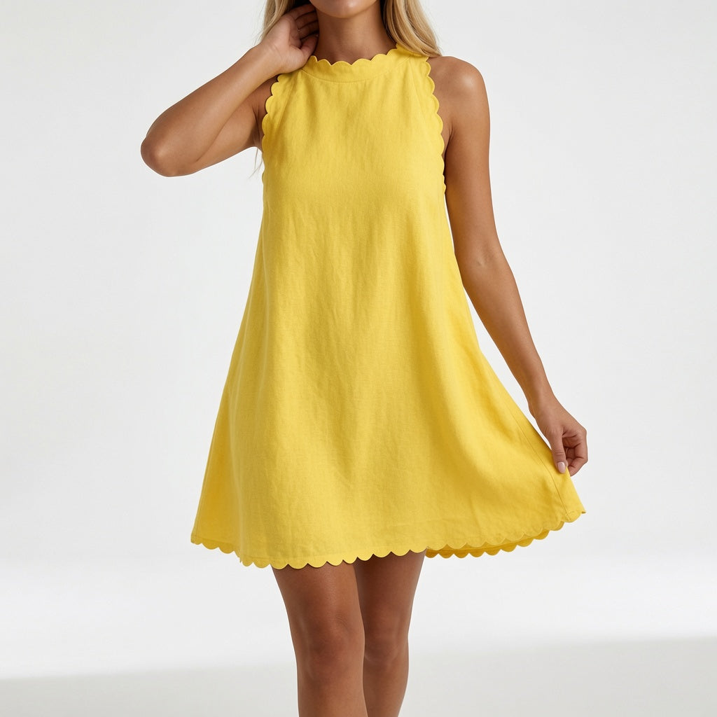 Zorélia™ — Robe évasée fluide élégance estivale