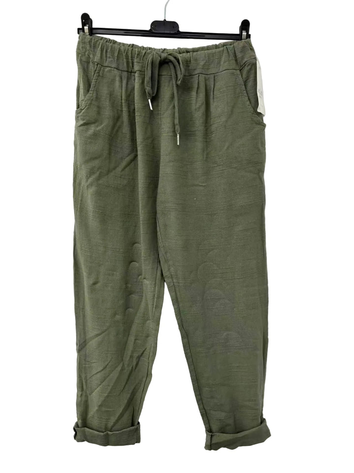 Bianca™ | Pantalon Slim en Coton Premium Made in Italy