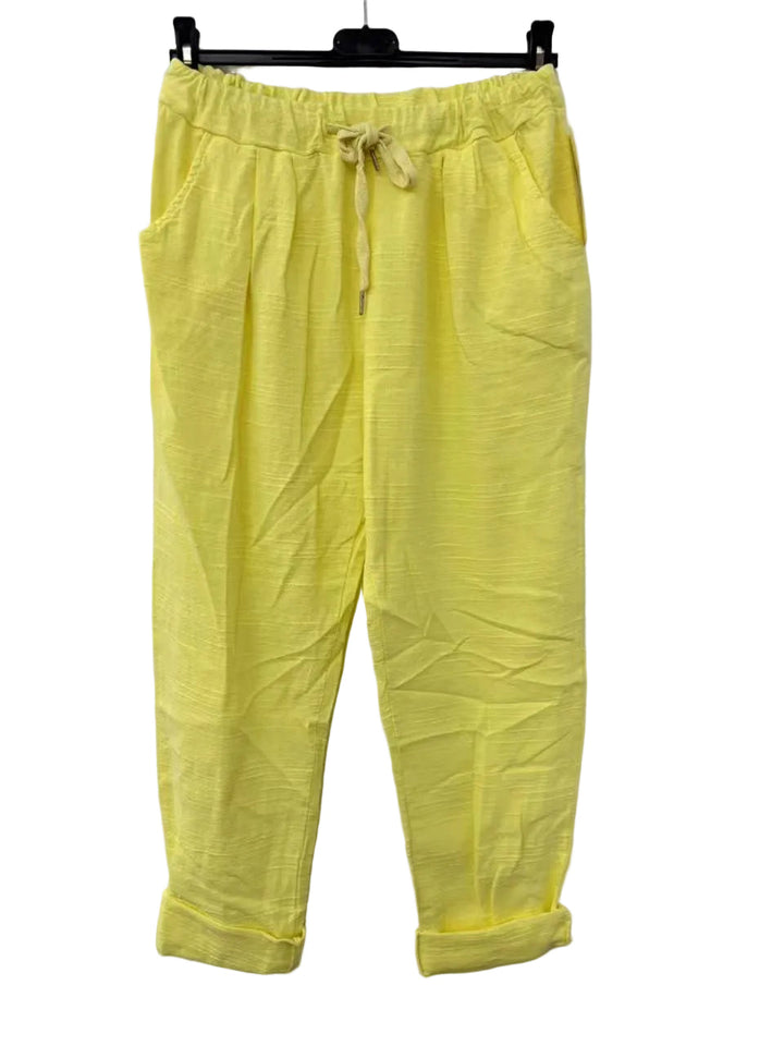 Bianca™ | Pantalon Slim en Coton Premium Made in Italy