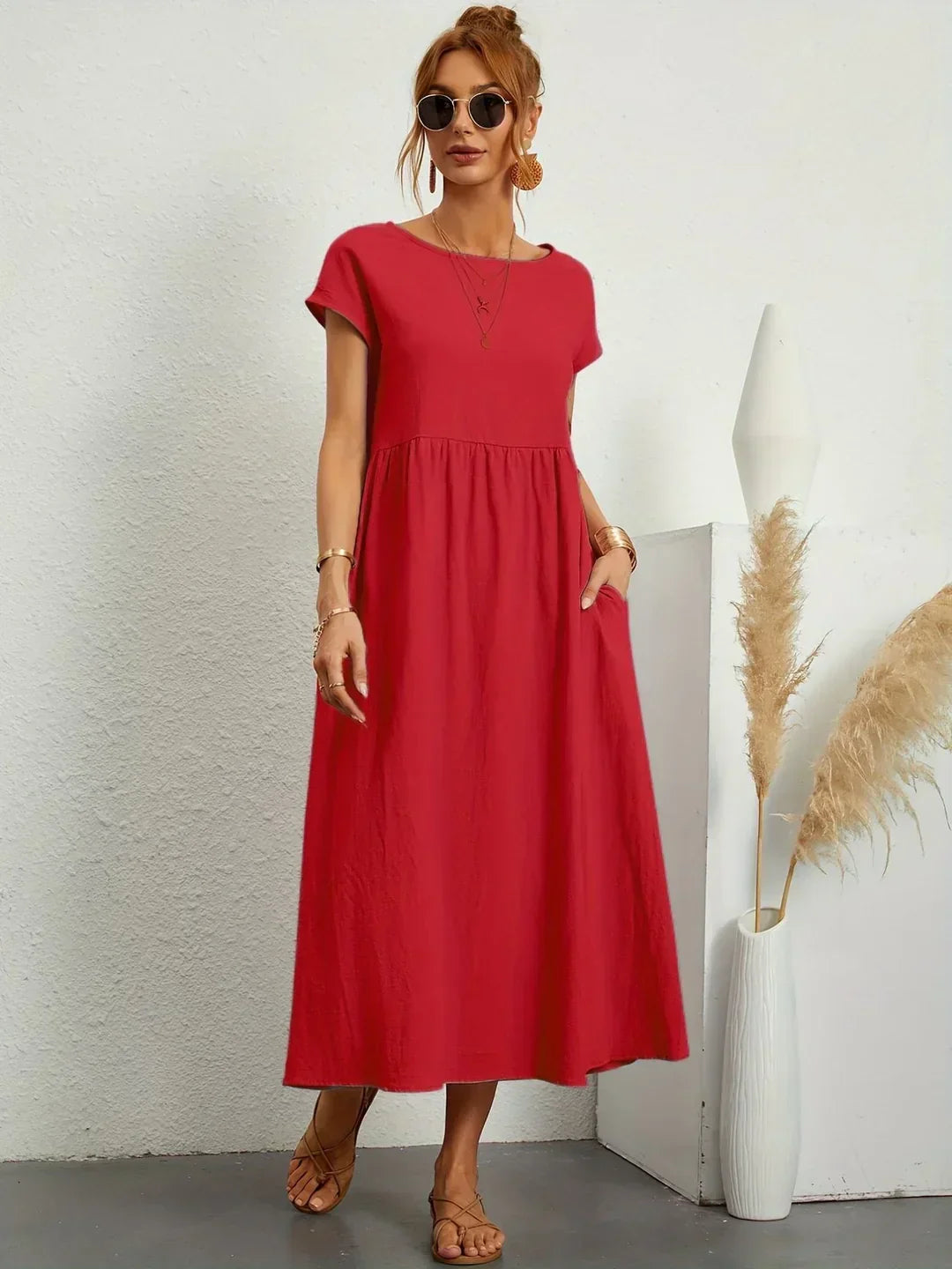 Rose™ — Robe midi fluide à l'élégance intemporelle