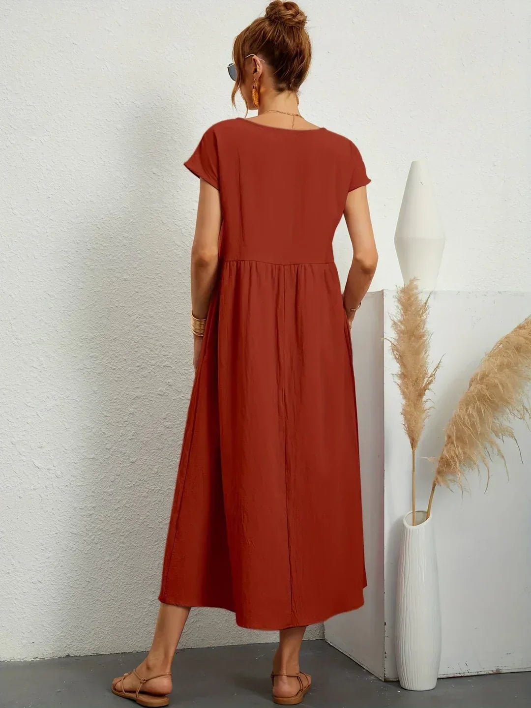Rose™ — Robe midi fluide à l'élégance intemporelle