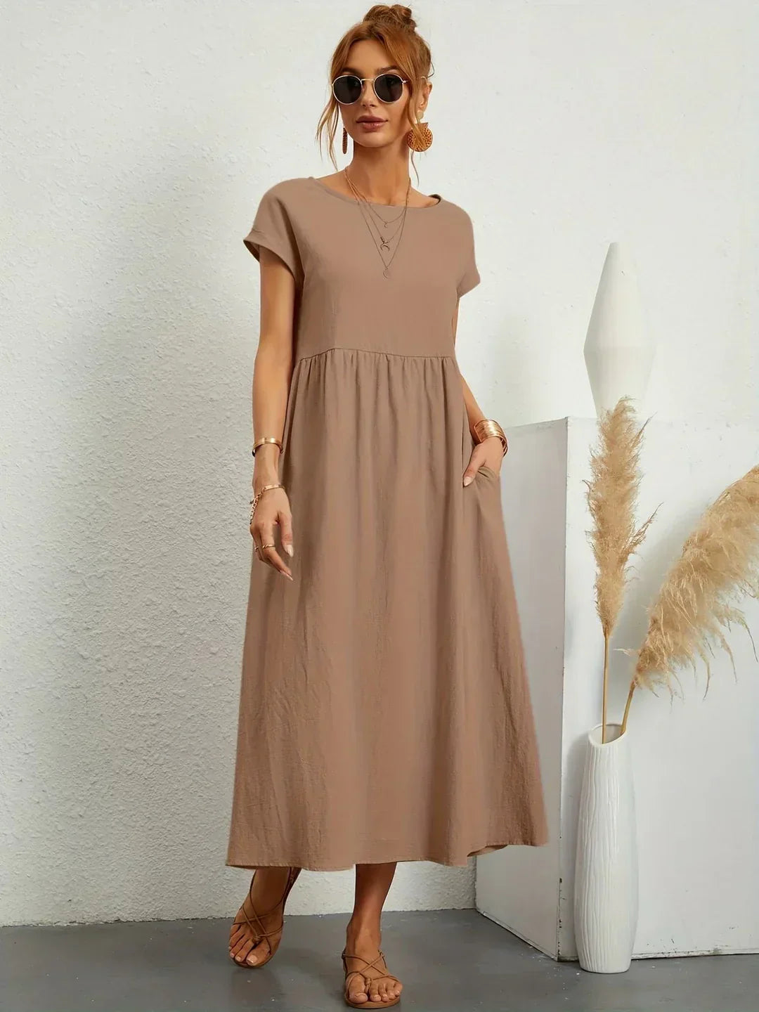 Rose™ — Robe midi fluide à l'élégance intemporelle