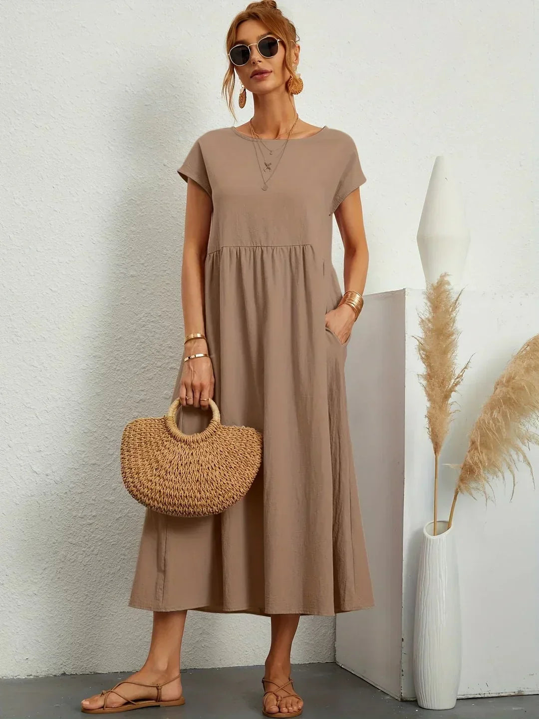 Rose™ — Robe midi fluide à l'élégance intemporelle