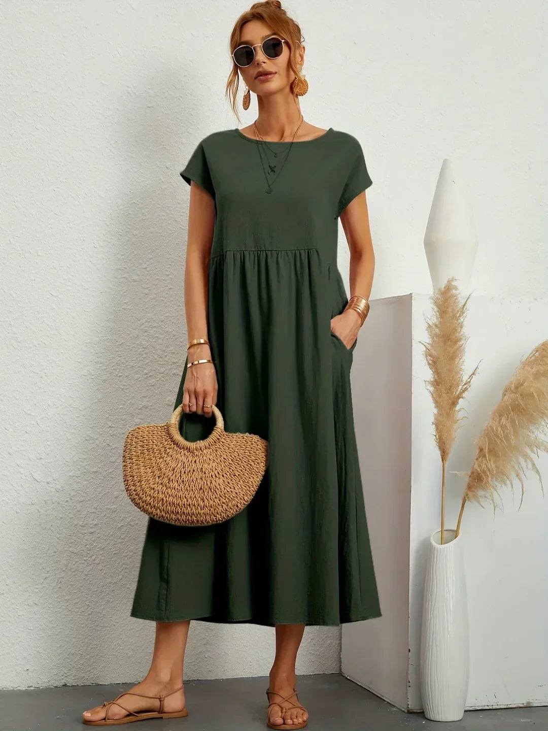 Rose™ — Robe midi fluide à l'élégance intemporelle