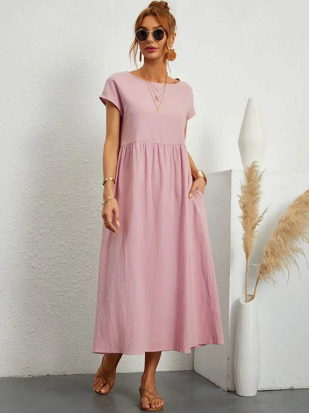 Rose™ — Robe midi fluide à l'élégance intemporelle
