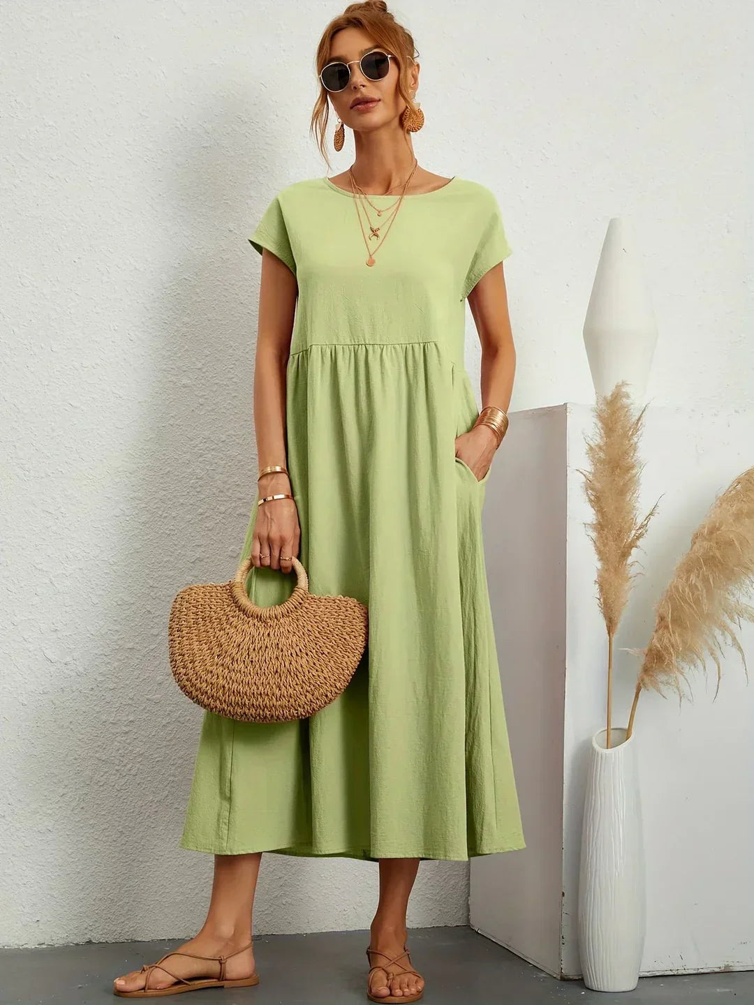 Rose™ — Robe midi fluide à l'élégance intemporelle