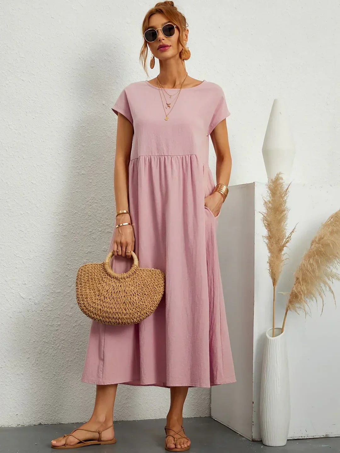 Rose™ — Robe midi fluide à l'élégance intemporelle