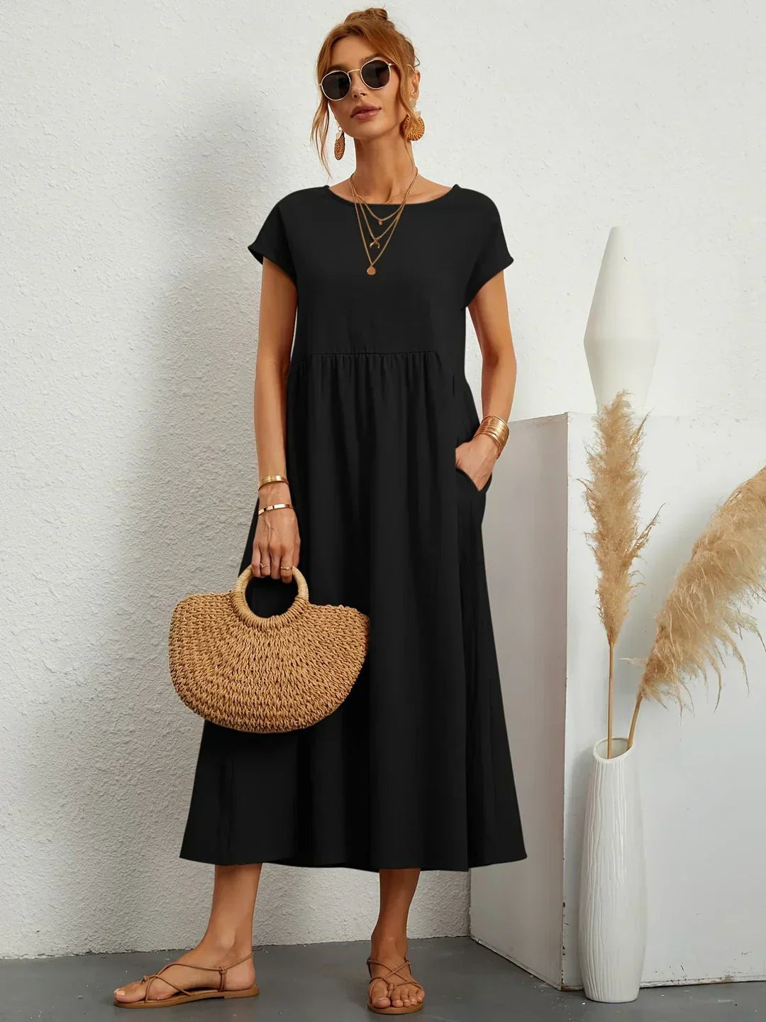 Rose™ — Robe midi fluide à l'élégance intemporelle