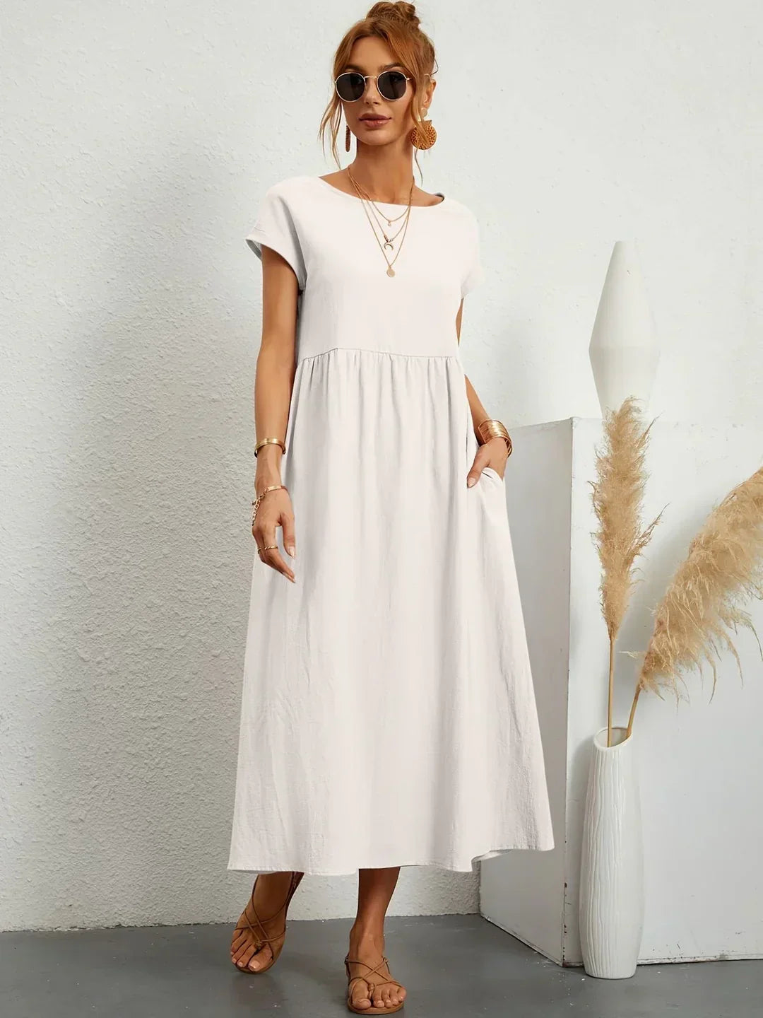 Rose™ — Robe midi fluide à l'élégance intemporelle